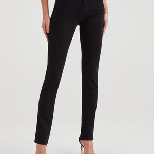 7 for all mankind Kimmie straight leg in black